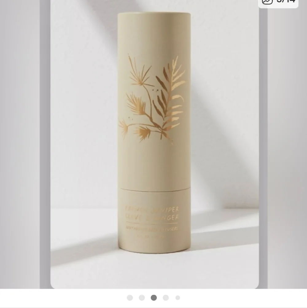 Free people Apothecary Reed diffuser French juniper Clove and Ginger NWT
